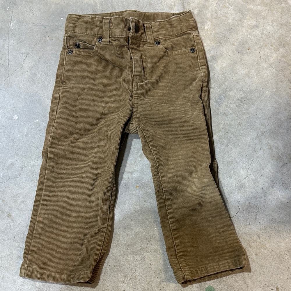 Janie and Jack Brown Corduroy Kids Pants